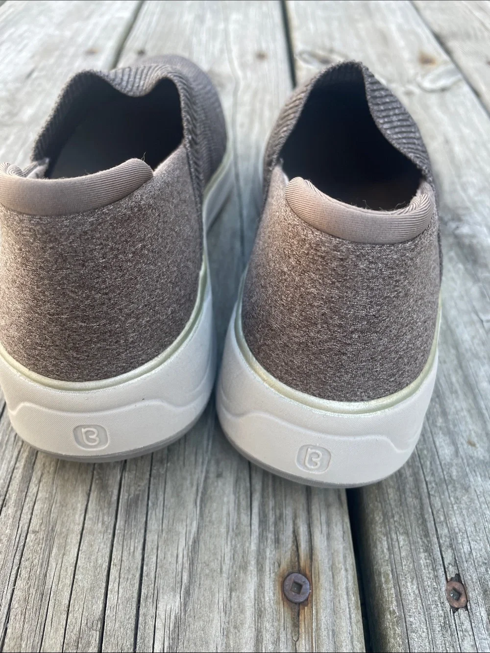Bzees Slip-On Knit Loafers